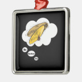 Ik zou liever Cymbals spelen Metalen Ornament (Links)