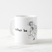 Ik zou liever dansen! koffiemok (Voorkant links)