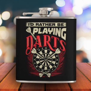 Ik zou liever Darts Flask 6 oz. Heupfles