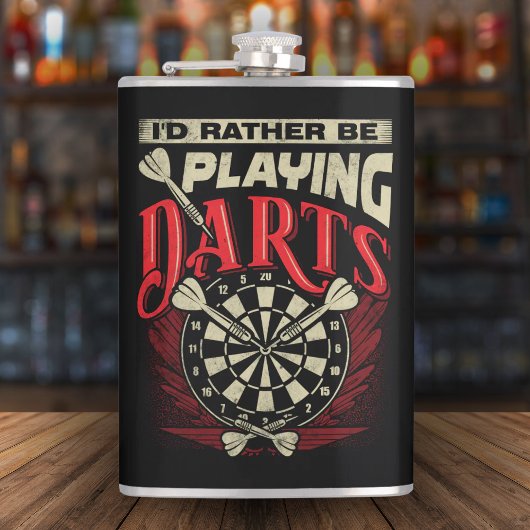 Ik zou liever Darts Flask 8 oz. Heupfles