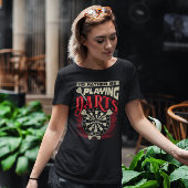 Ik zou liever darts spelen - Dart League Legend T-shirt