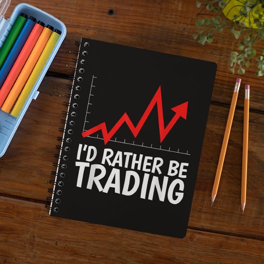 Ik zou liever Daytrading Chart zijn Notitieboek