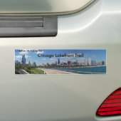 Ik zou liever de Chicago Lakefront Trail besturen Bumpersticker (Op auto)