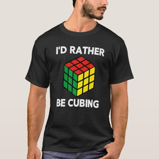 Ik zou liever de snelheid van de competitieve puzz t-shirt (Voorkant)