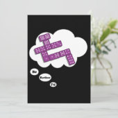 Ik zou liever Dominos 5 spelen Kaart (Staand voorkant)