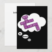 Ik zou liever Dominos 5 spelen Kaart (Voorkant / Achterkant)