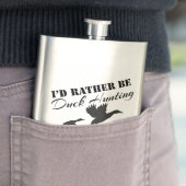 Ik zou liever Duck Hunting zijn Flacon (Voorbeeld)