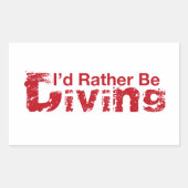 Ik zou liever duiken Stickers (Voorkant)