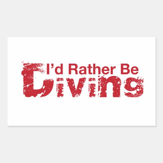 Ik zou liever duiken Stickers (Voorkant)