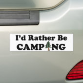 Ik zou liever een boompje zijn bumpersticker (Op auto)