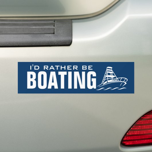 Ik zou liever een bumpersticker hebben. (Op auto)