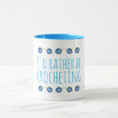 Ik zou liever een crocheting hebben. mok (Midden)