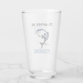 Ik zou liever een Gevist Glass Cup zijn Glas (Achterkant)