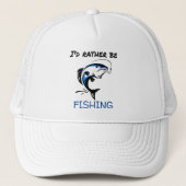 Ik zou liever een Geviste trucker zijn. Trucker Pet (Voorkant)