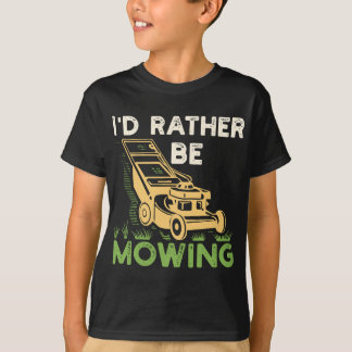 Ik zou liever een grappige mower-cadeau doen. t-shirt