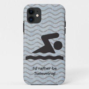 Ik zou liever een iPhone-casemate zwemmen iPhone 11 Hoesje