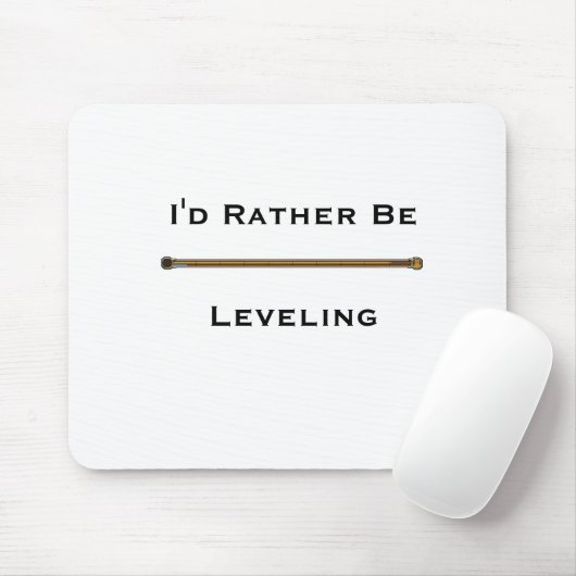 Ik zou liever een Leveling zijn - EQ2 Mousepad Muismat (Met muis)