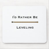 Ik zou liever een Leveling zijn - EQ2 Mousepad Muismat (Voorkant)