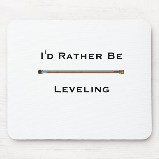 Ik zou liever een Leveling zijn - EQ2 Mousepad Muismat (Voorkant)