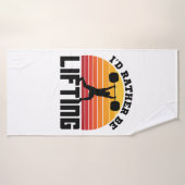 Ik zou liever een lichtgewicht pleisteraar zijn. badhanddoek (Badhanddoek)