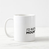 Ik zou liever een Mok zijn voor de mountainbiking (Links)