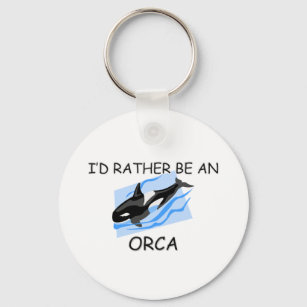 Ik zou liever een Orca zijn. Sleutelhanger