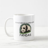 Ik zou liever een Panda-Beer zijn Koffiemok (Links)
