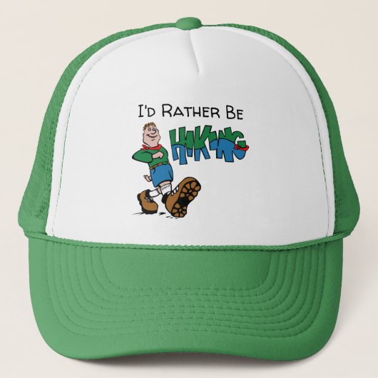 Ik zou liever een trucker-hoed haten trucker pet (Voorkant)