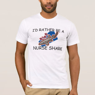 Ik zou liever een zuster haai zijn t-shirt