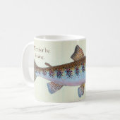 Ik zou liever forelvisserij-Mok zijn Koffiemok (Voorkant links)