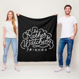 Ik zou liever FRIENDS™ Script bekijken Fleece Deken