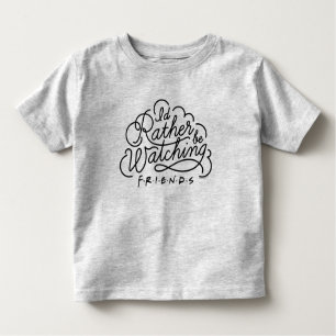 Ik zou liever FRIENDS™ Script bekijken Kinder Shirts