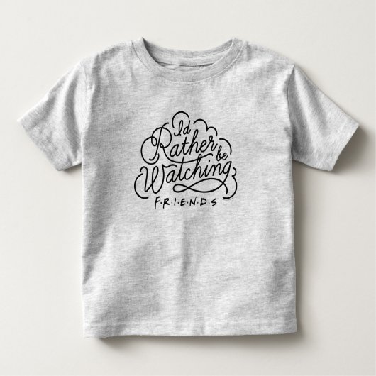 Ik zou liever FRIENDS™ Script bekijken Kinder Shirts (Voorkant)
