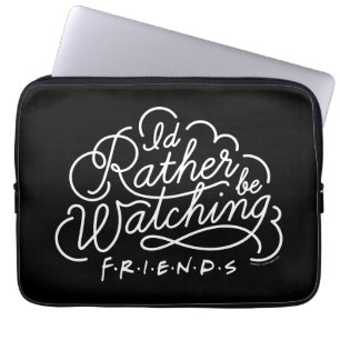 Ik zou liever FRIENDS™ Script bekijken Laptop Sleeve