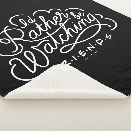Ik zou liever FRIENDS™ Script bekijken Sherpa Deken (3/4)