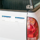 Ik zou liever gaan kletsen bumpersticker (Op Truck)