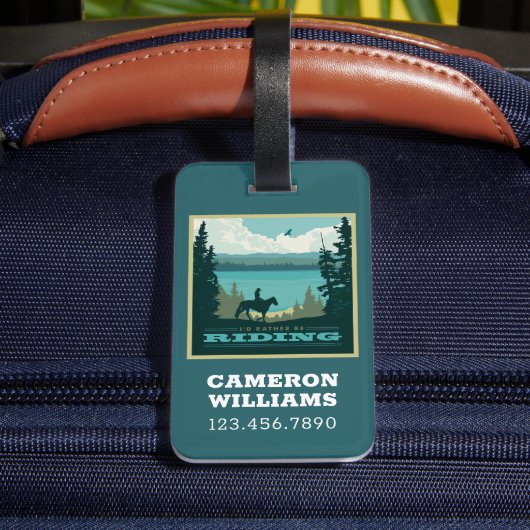 Ik zou liever gaan rijden bagagelabel (Achter Insitu 4)