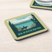 Ik zou liever gaan rijden bier onderzetter (Linkerzijde)