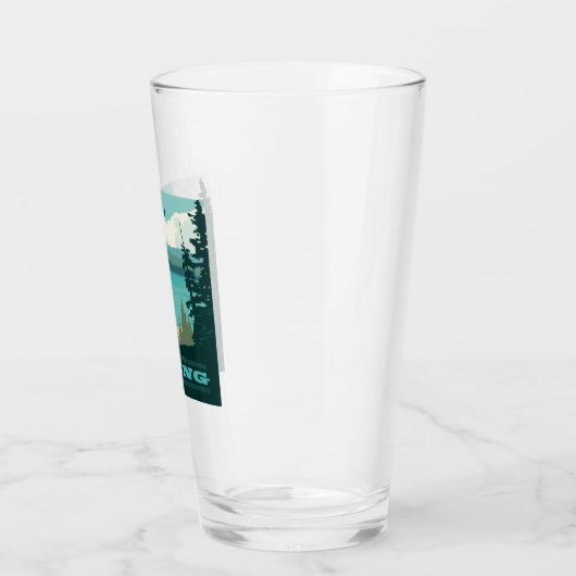 Ik zou liever gaan rijden glas (Links)