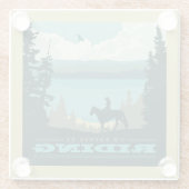 Ik zou liever gaan rijden glazen onderzetter (Achterkant)