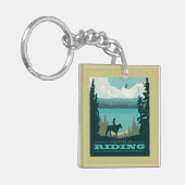 Ik zou liever gaan rijden sleutelhanger (Voorkant Links)