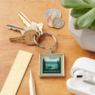 Ik zou liever gaan rijden sleutelhanger