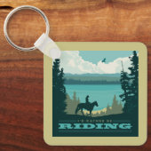 Ik zou liever gaan rijden sleutelhanger (Voorkant)