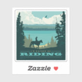 Ik zou liever gaan rijden sticker (Vel)