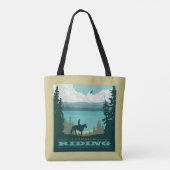 Ik zou liever gaan rijden tote bag (Achterkant)