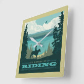 Ik zou liever gaan rijden vierkante klok (Hoek)