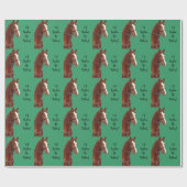 Ik zou liever gaan ruiken. cadeaupapier (Vlak)