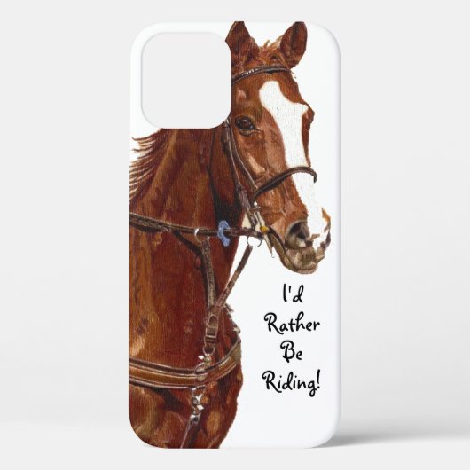 Ik zou liever gaan ruiken. Horse OtterBox iPhone C Case-Mate iPhone Case (Achterkant)