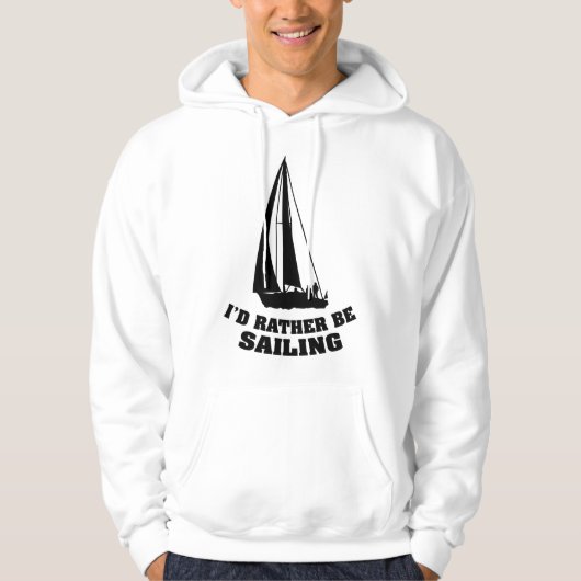 Ik zou liever gaan winkelen hoodie (Voorkant)