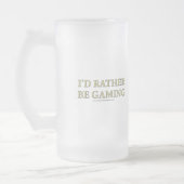 Ik zou liever gamen matglas bierpul (Links)